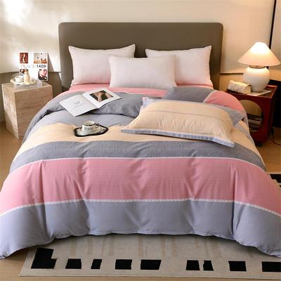 简约纯棉加厚被套单件