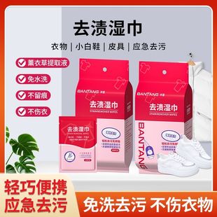 【下单立减30】羽绒服清洁湿巾衣物去渍湿巾免洗独立包装2