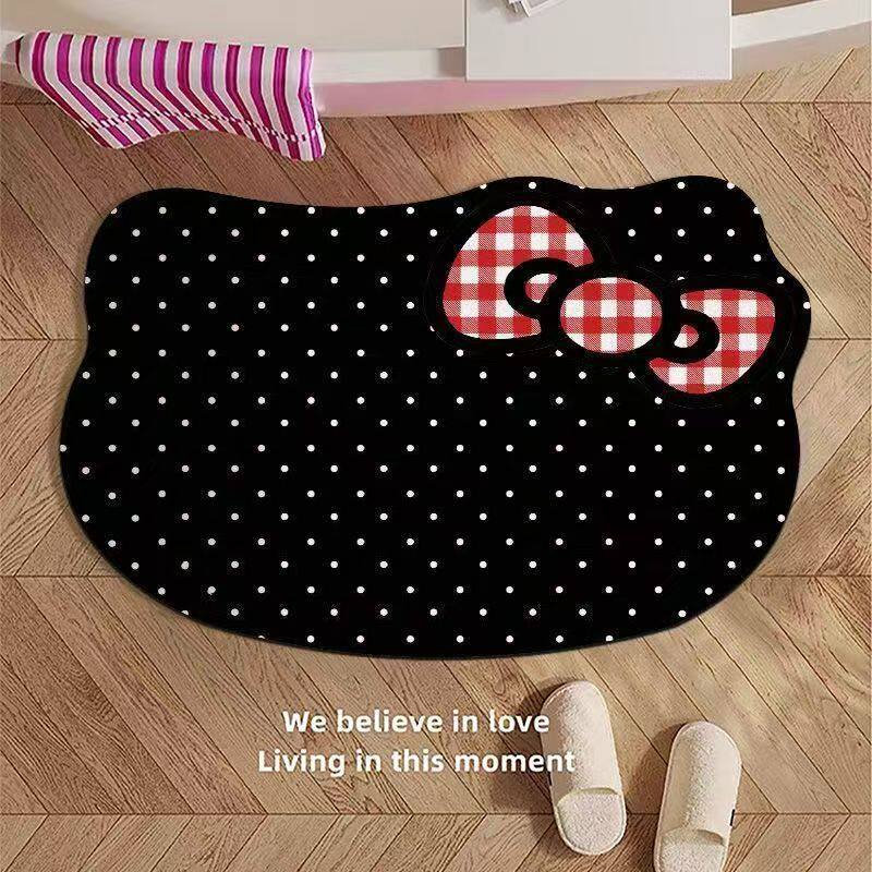 hellokitty波点豹纹异形硅藻泥浴室吸水地垫卫生间门口专用垫子,居家布艺,家用脚垫,淘宝优惠券,粉丝福利购,淘宝优惠卷