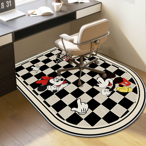 卡通电脑椅子地垫滑轮座椅转椅垫