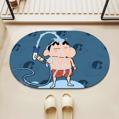 卡通浴室地垫吸水防滑硅藻泥