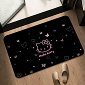 Hello Kitty卡通硅藻泥地垫浴室吸水防滑脚垫卫生间门口速干脚垫