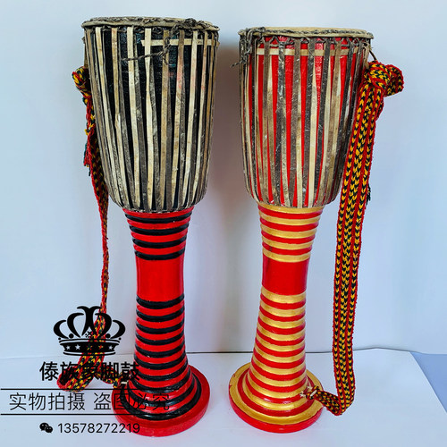 象脚鼓傣族舞表演鼓乐器餐厅装饰