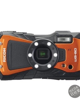日本直邮 理光/Ricoh WG-80三防式卡片机微距户外高清数码相机