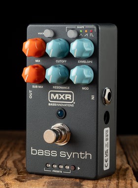 日本代购 MXR MB301 BASS SYNTH 单块效果器踏板