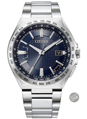 日本代购西铁城ATTESA时尚光动能电波超级钛男表CB0210-54A 54L