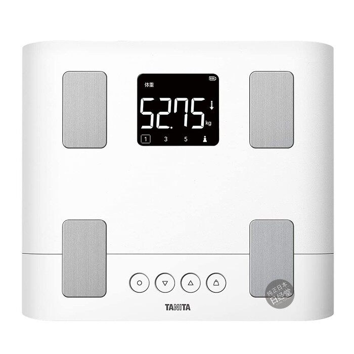 日本制造Tanita/百利达体重秤健康秤体脂秤电池体重器BC-332L-WH