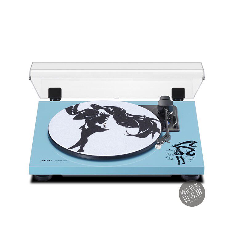 日本直邮 初音未来联名 teac tn-180bt-miku 内置唱机 唱片机