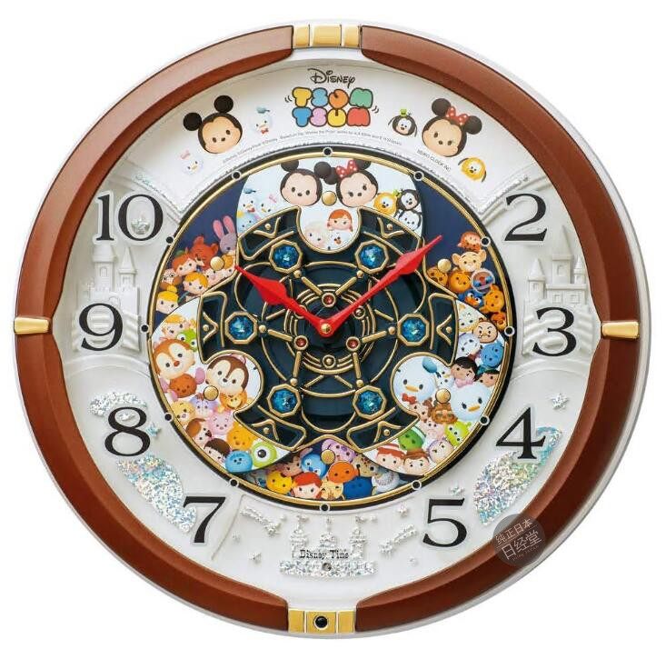 Seiko/精工 FW588B 迪士尼系列儿童家用挂钟 日本代购 正品保证