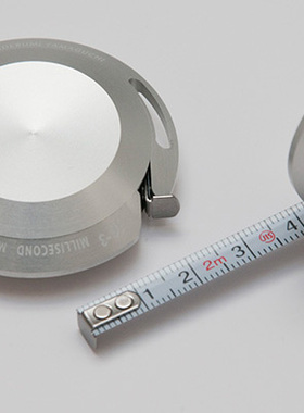 日本 MiLLiSECOND 山口英文 铝削制2米卷尺 可挂携带 设计奖 礼品