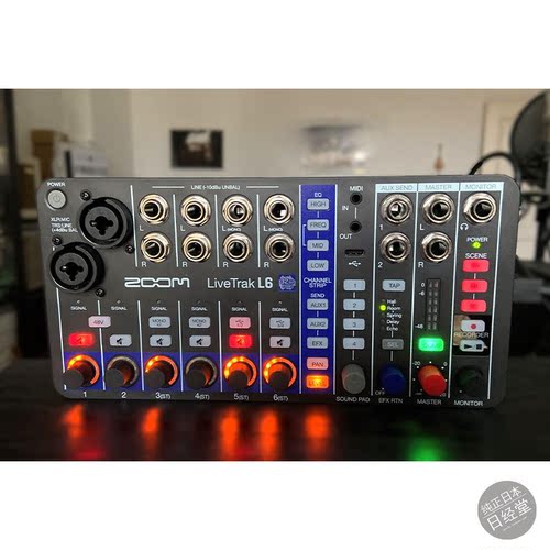 ZOOMLiveTrakL6数字调音台