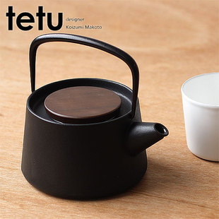 日本代购 南部铁器 池永小泉诚 tetu 铁壶 铸铁泡茶壶 急须 0.56L
