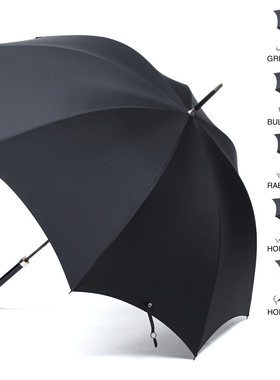 日本代购直邮FOX UMBRELLAS 英国手工制作动物头绅士长雨伞 GT29