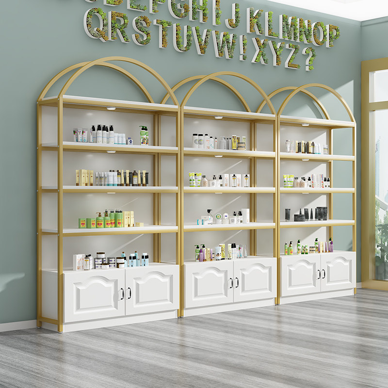 货架展示柜化妆品展示架陈列柜商品展架陈列架美容护肤产品展示架