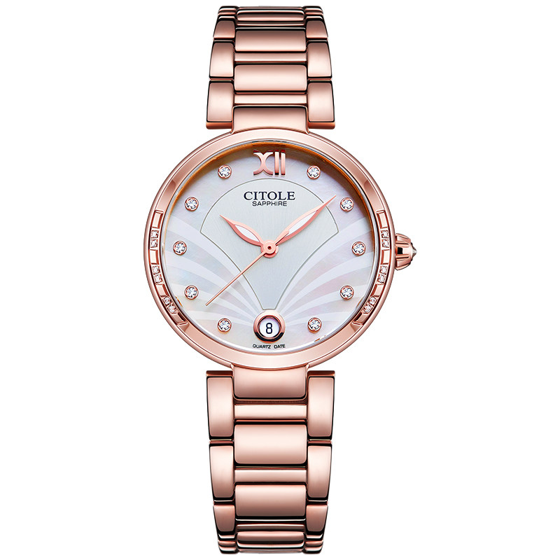 西腾正品女表镶钻水晶石英装饰商务手表白领简约小清新休闲时尚表