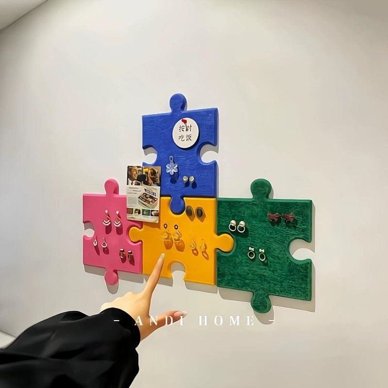 【小破烂大改造】创意立体首饰毛毡板墙面家用装饰留言板照片墙