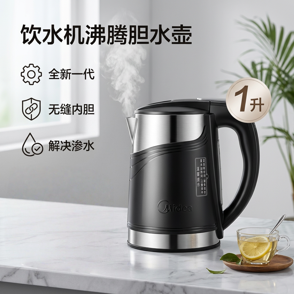 适用美的饮水机加热壶1L沸腾胆MYD926S-W/MYR926S