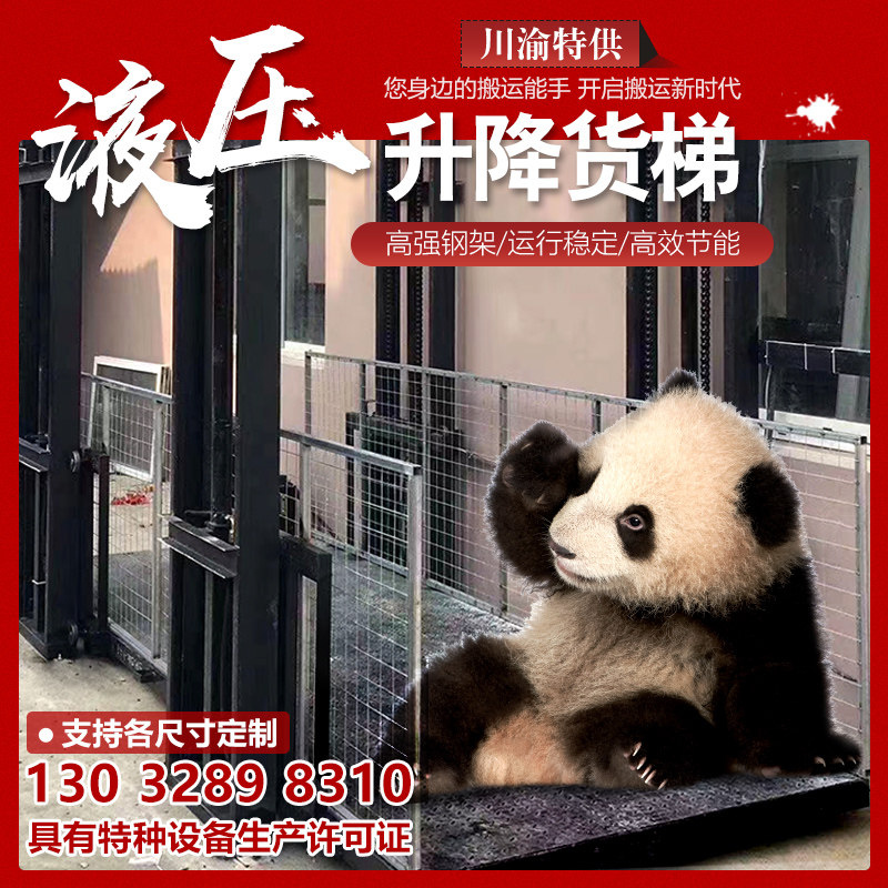 货梯液压升降机简易仓库厂房货运电梯双轨单轨防坠定制升降平台