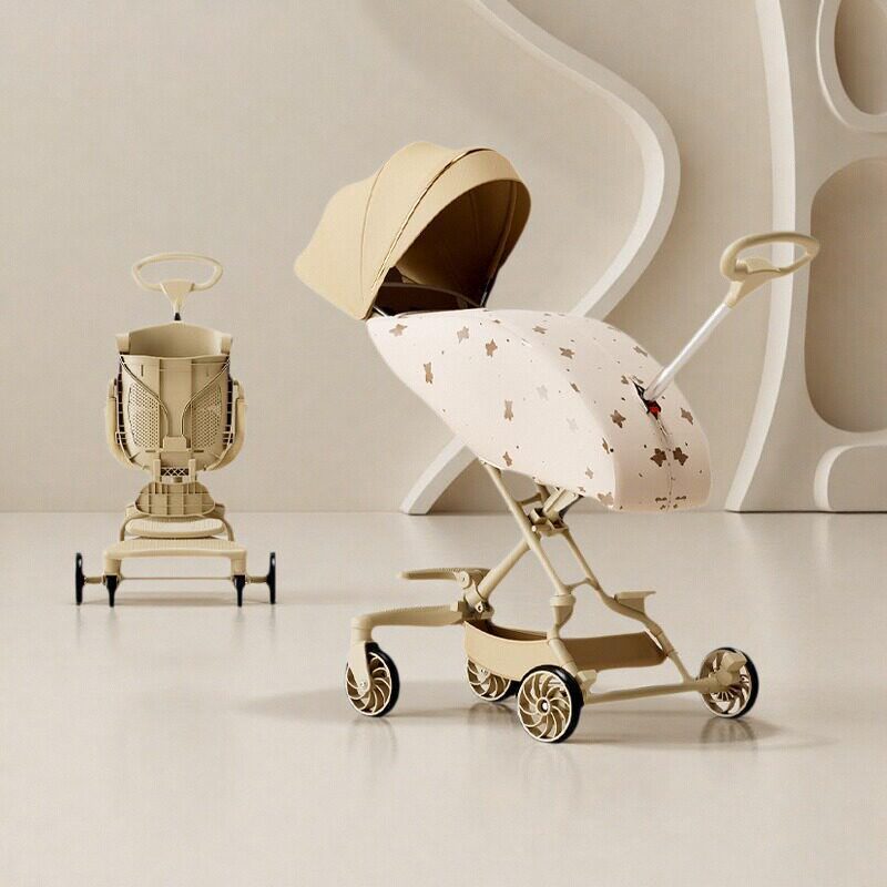 婴幼儿推车0一3岁四轮儿童手推车双向轻便可坐可躺可折叠遛娃神器