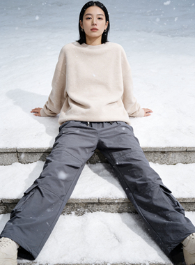 情侣两穿！之前出货三位数！自带发热内里防水保暖登山伞兵裤