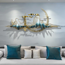 新中式 轻奢墙饰金属壁饰客厅沙发背景墙壁挂件创意餐厅墙面装 饰品
