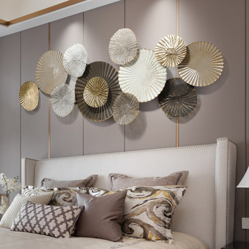 客厅沙发轻奢金属家居铁艺壁饰