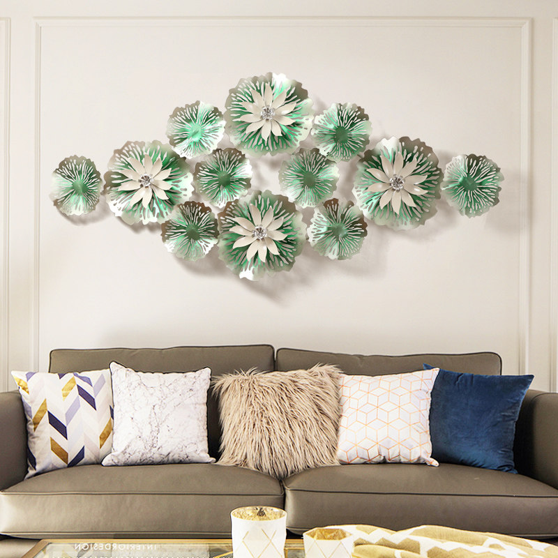 Wrought iron decorative wall flowers and plants a living room American style three-dimensional Wall Countryside Pendants Wall decoration originality Wall hangings Pendantin the Home accessories , Mural  category - from Buy2taobao.com to provide professional Taobao agent buy service