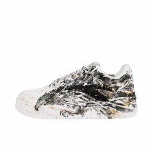 轻松 大展宏图 晕染 定制球鞋 街头 泼墨 Anta安踏 手绘 涂鸦