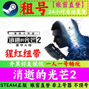 消逝的光芒2重装上阵版 steam租号 可好友联机 账密直发 支持网吧