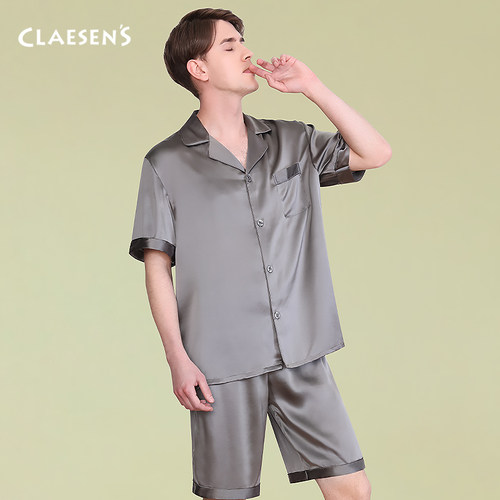claesens真丝睡衣桑蚕丝家居服