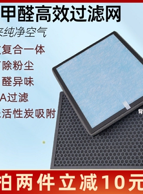 适用Haisa韩帅F8/F9/F18/F13德赛空气净化器滤网除甲醛霾抗菌滤芯