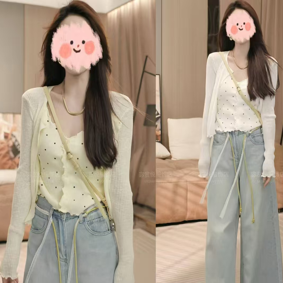 捡漏0608【娜娜福利】衣服两件套 洗水牛仔裤 跑单限购JL