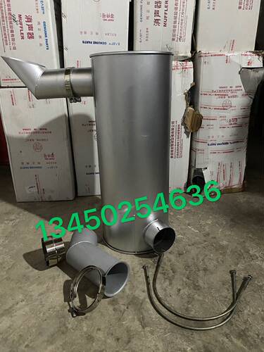 挖掘机配件卡特E330D/330C/336D消声器排气管消音器增压器接管C9