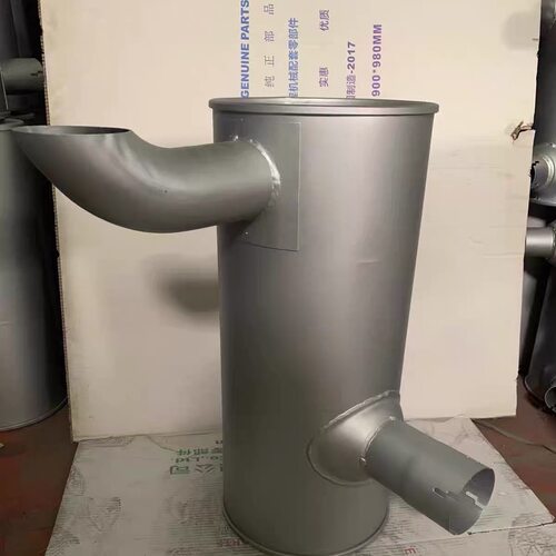 挖掘机配件小松228US消声器排气管消音器烟通筒排气筒烟筒