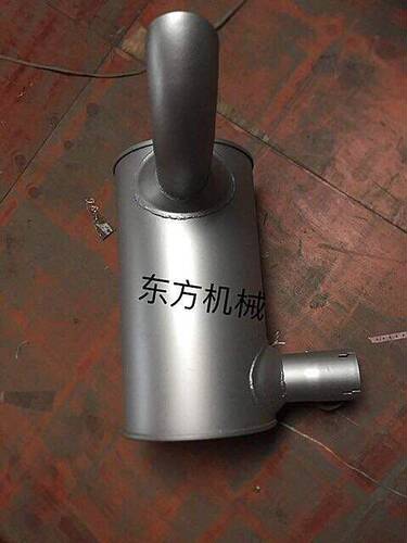 小松挖机消声器双层加厚