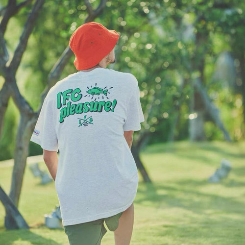 IFC IRIE FISHING CLUB 路亚钓鱼佬文化标语美式短袖T恤