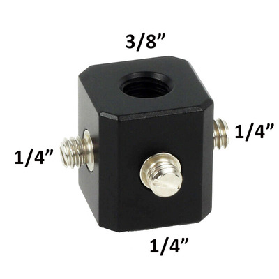 铝合金1/4 3/8多接头多螺丝孔摄影相机螺丝tripod adapter screw