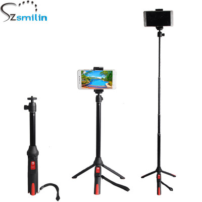 Cell Phone Flexible desk floor bluetooth selfie stick tripod