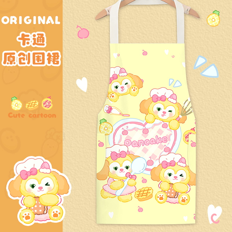 围裙厨房家用2025新款可爱高颜值做饭防水防油高级感可爱罩衣女