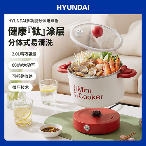 电煮锅多功能小型分体电热锅迷你