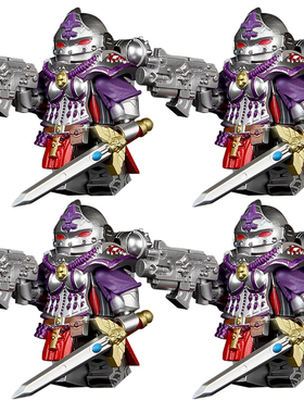 战锤40K战斗殉教修女终结者星际战士圣堂天使小队积木人仔玩具