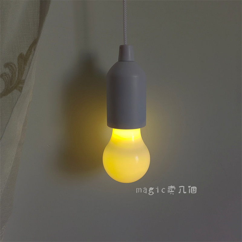 小灯泡暖黄小夜灯寝室装饰品停电衣柜手工配件材料包diy创意礼物