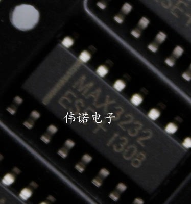 MAX3232 MAX3232CSE MAX3232ESE SOP16 3.3V RS-232收发器