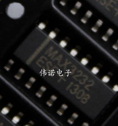 MAX3232 MAX3232CSE MAX3232ESE SOP16 3.3V RS-232收发器