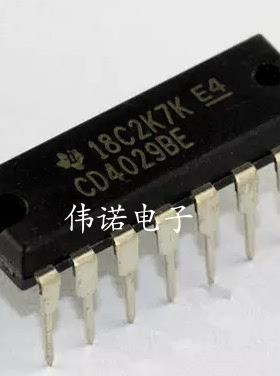 CD4029BE CD4029 二进制/十进制计数器/逻辑芯片 直插