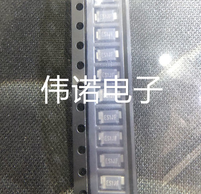 ES1JF丝印ES1JF SMAF 1A/600V 贴片超快恢复二极管 整流器 3K/盘