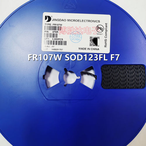 FR107W 丝印F7 SOD-123贴片快恢复/超快恢复二极管晶导微原装3K