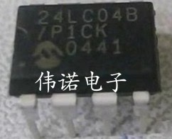 PIC24LC04B-I/SN 24LC04-BI/SN 24LC04BI  SOP8