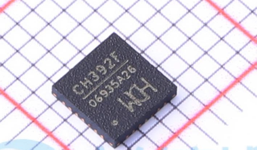 原装正品 CH392F QFN-28 以太网协议栈芯片 QFN-28-EP(4x4)