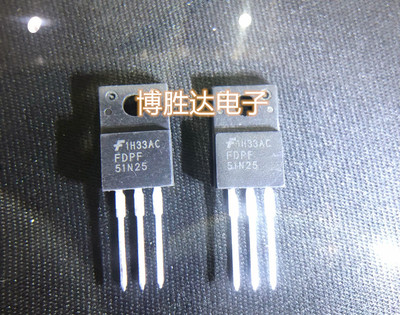 直插 FDPF51N25 51N25 51A/250V N沟道 MOS管场效应管